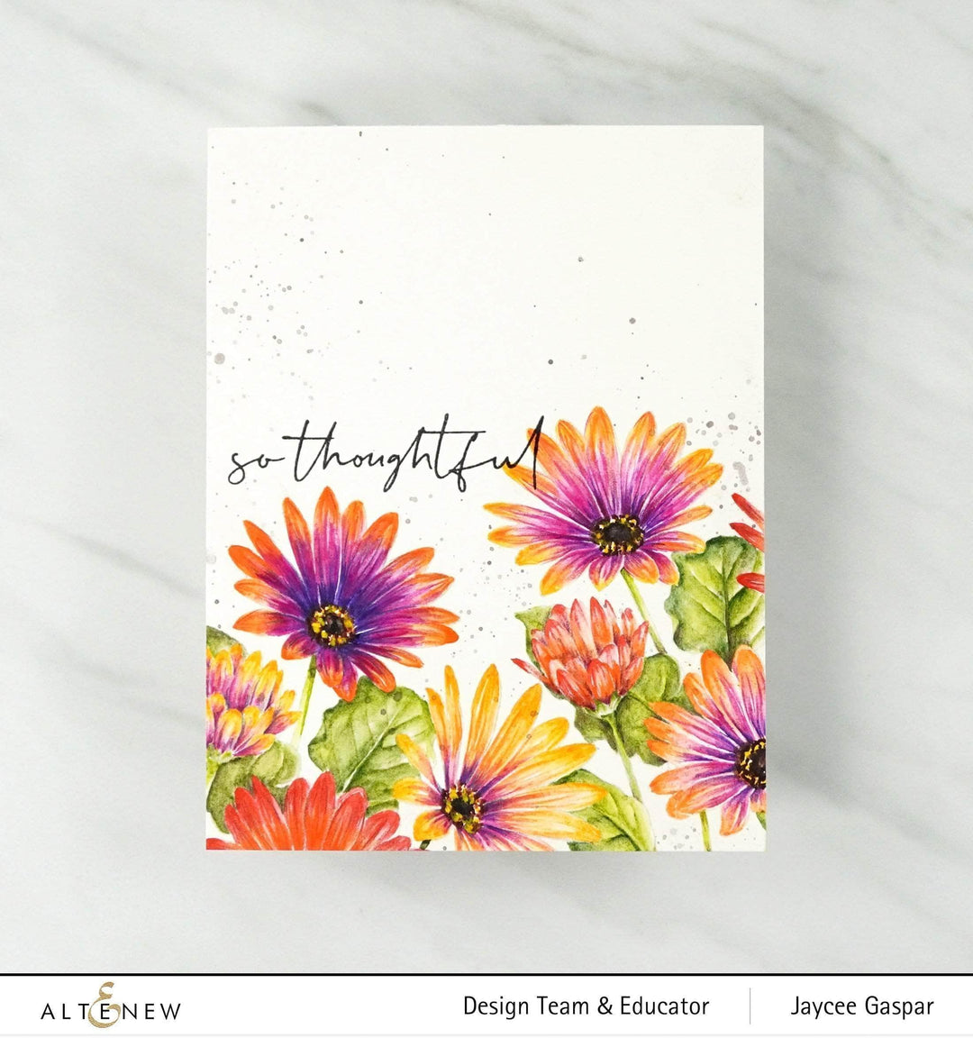 Clear Stamps Paint-A-Flower: African Daisy Outline Stamp Set