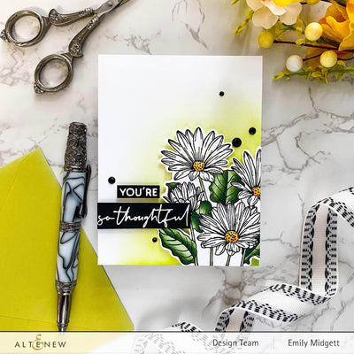 Clear Stamps Paint-A-Flower: African Daisy Outline Stamp Set