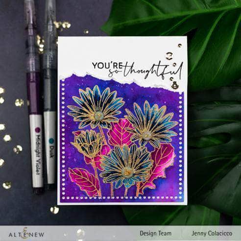 Clear Stamps Paint-A-Flower: African Daisy Outline Stamp Set