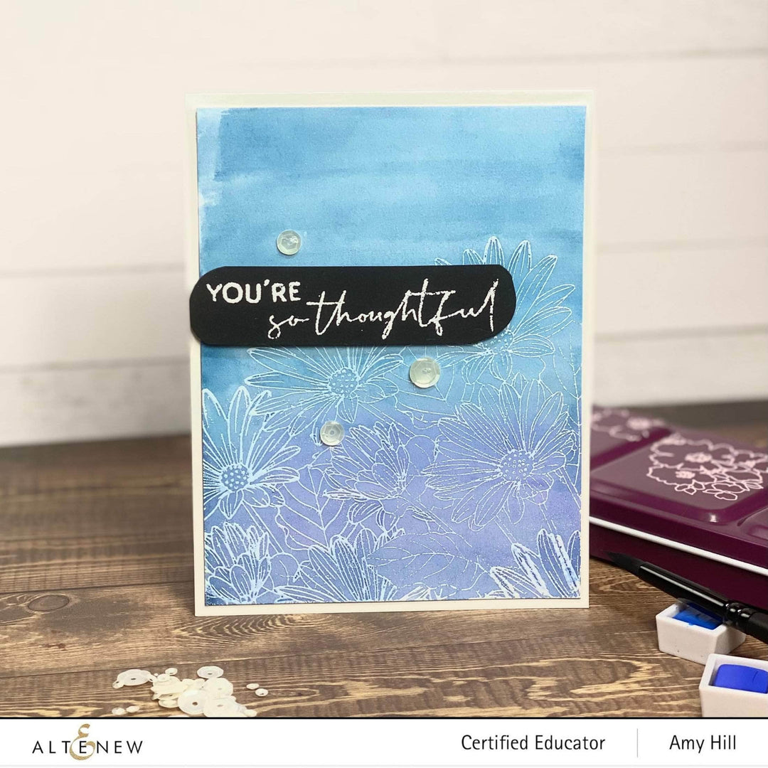 Clear Stamps Paint-A-Flower: African Daisy Outline Stamp Set