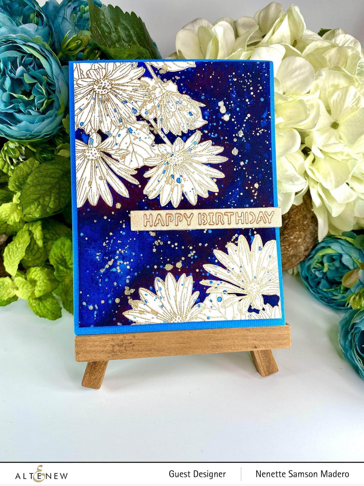 Clear Stamps Paint-A-Flower: African Daisy Outline Stamp Set