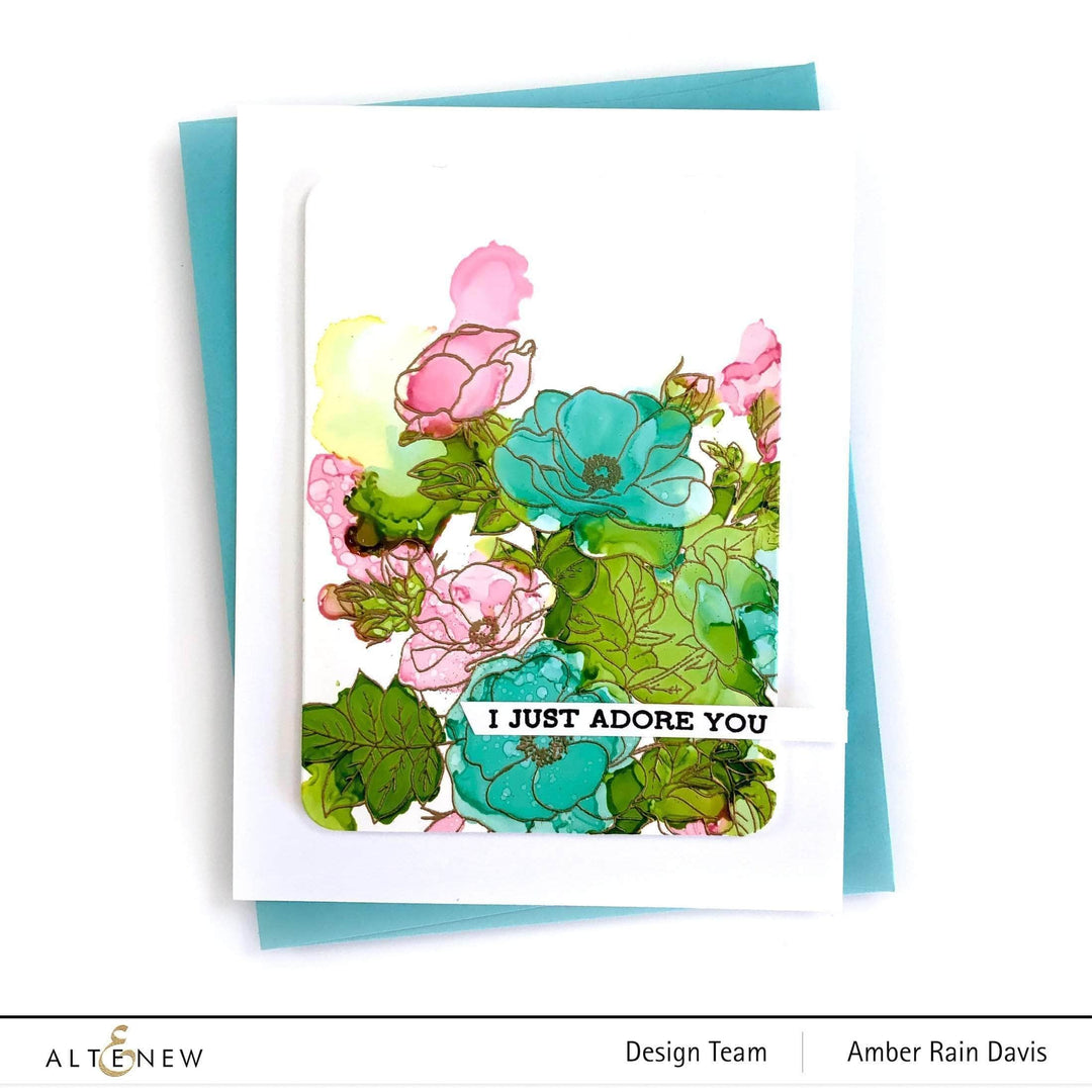 Clear Stamps Paint-A-Flower: Anemone Outline Stamp Set