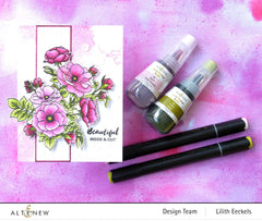 Clear Stamps Paint-A-Flower: Anemone Outline Stamp Set