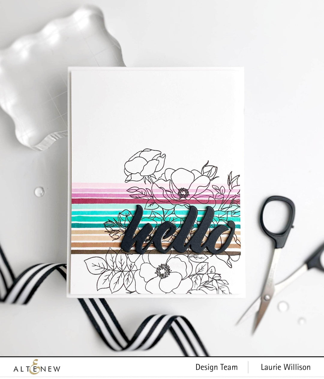 Clear Stamps Paint-A-Flower: Anemone Outline Stamp Set