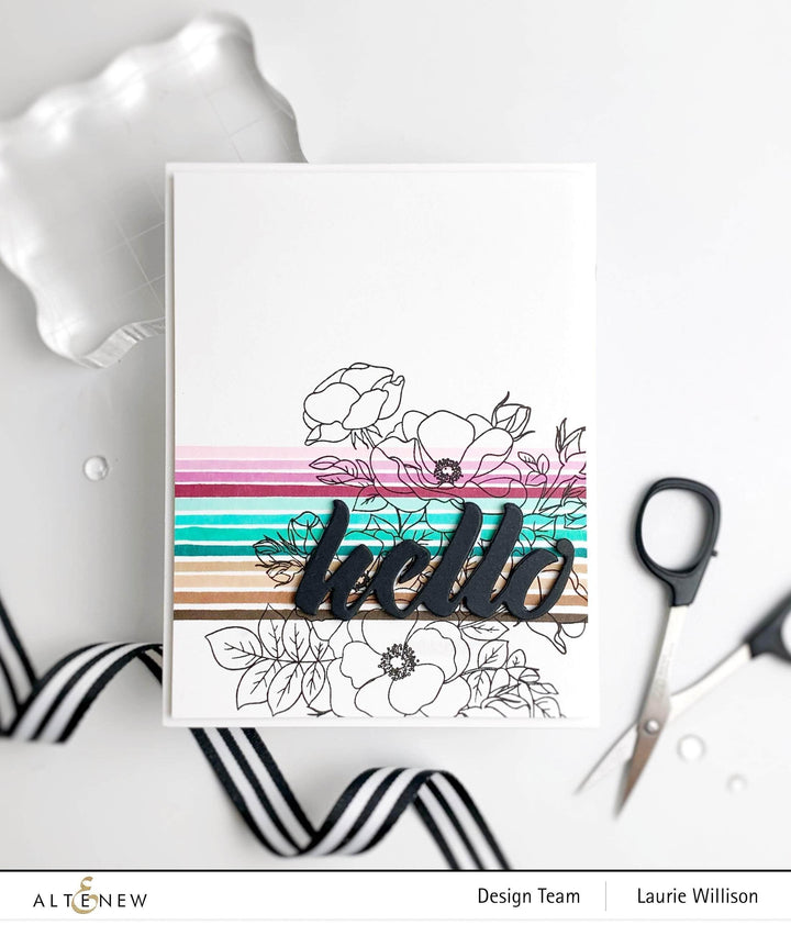 Clear Stamps Paint-A-Flower: Anemone Outline Stamp Set