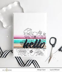Clear Stamps Paint-A-Flower: Anemone Outline Stamp Set