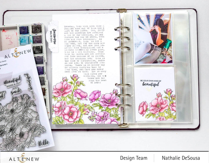Clear Stamps Paint-A-Flower: Anemone Outline Stamp Set
