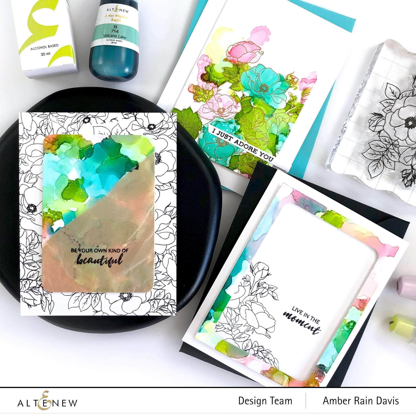 Clear Stamps Paint-A-Flower: Anemone Outline Stamp Set