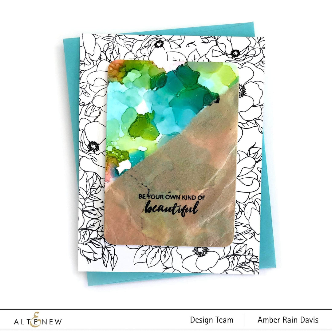 Clear Stamps Paint-A-Flower: Anemone Outline Stamp Set