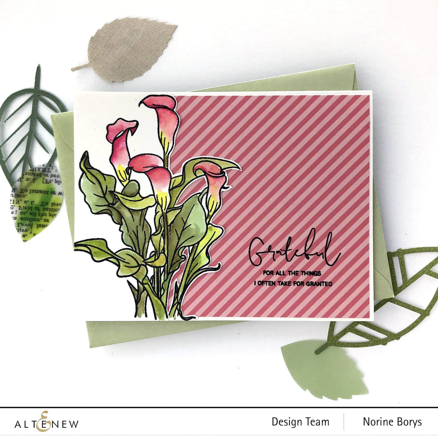 Clear Stamps Paint-A-Flower: Calla Lily Outline Stamp Set