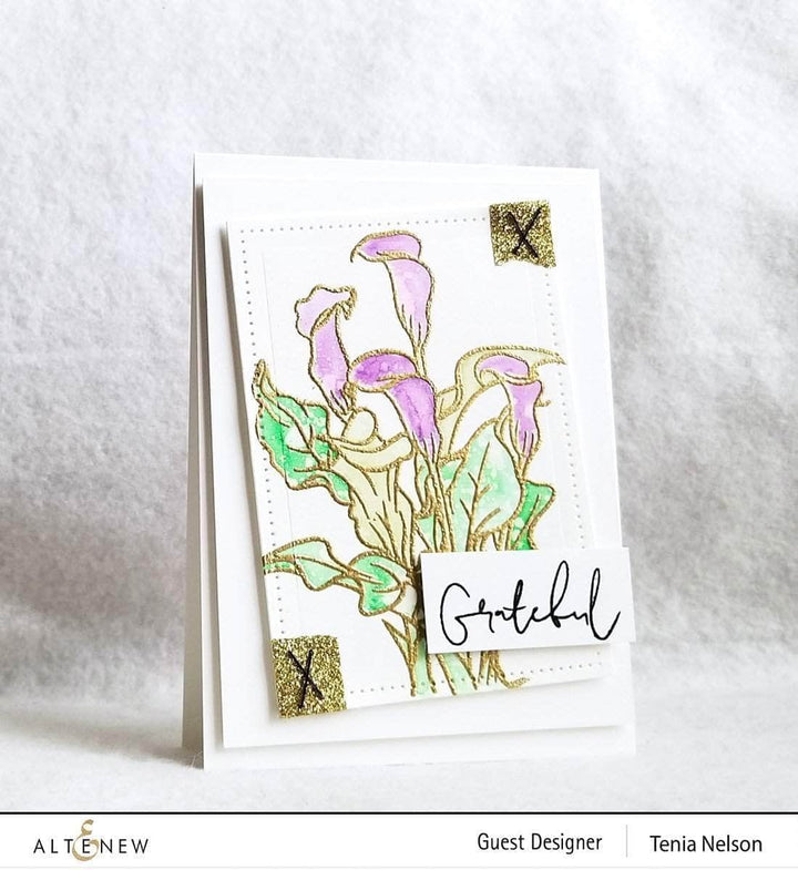 Clear Stamps Paint-A-Flower: Calla Lily Outline Stamp Set