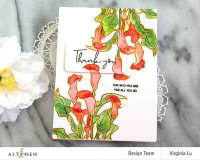 Clear Stamps Paint-A-Flower: Calla Lily Outline Stamp Set