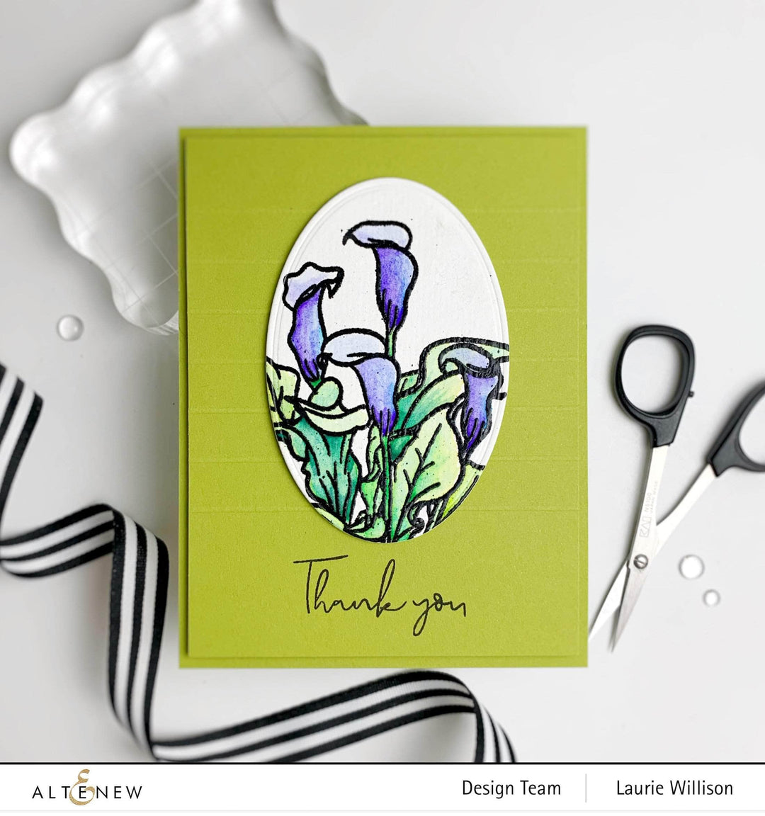Clear Stamps Paint-A-Flower: Calla Lily Outline Stamp Set