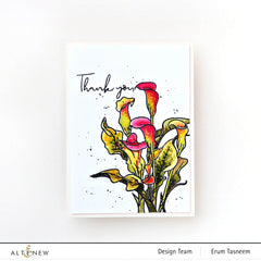 Clear Stamps Paint-A-Flower: Calla Lily Outline Stamp Set