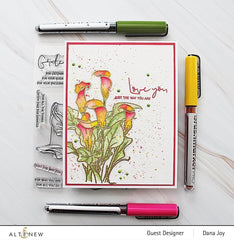 Clear Stamps Paint-A-Flower: Calla Lily Outline Stamp Set