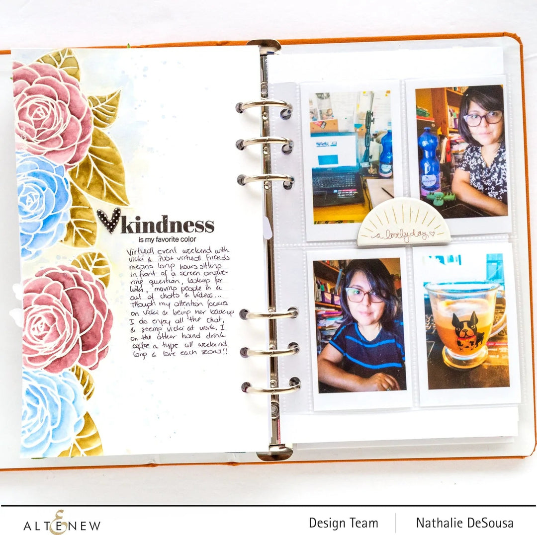 Clear Stamps Paint-A-Flower: Camellia Waterhouse Outline Stamp Set