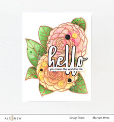 Clear Stamps Paint-A-Flower: Camellia Waterhouse Outline Stamp Set