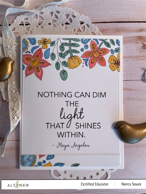 Clear Stamps Paint-A-Flower: Camellia Waterhouse Outline Stamp Set