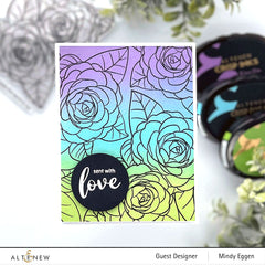 Clear Stamps Paint-A-Flower: Camellia Waterhouse Outline Stamp Set