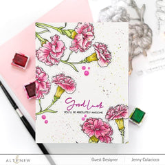 Clear Stamps Paint-A-Flower: Carnations Outline Stamp Set