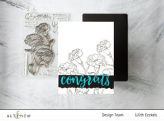 Clear Stamps Paint-A-Flower: Carnations Outline Stamp Set