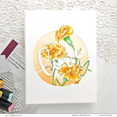 Clear Stamps Paint-A-Flower: Carnations Outline Stamp Set