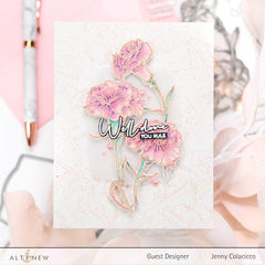 Clear Stamps Paint-A-Flower: Carnations Outline Stamp Set