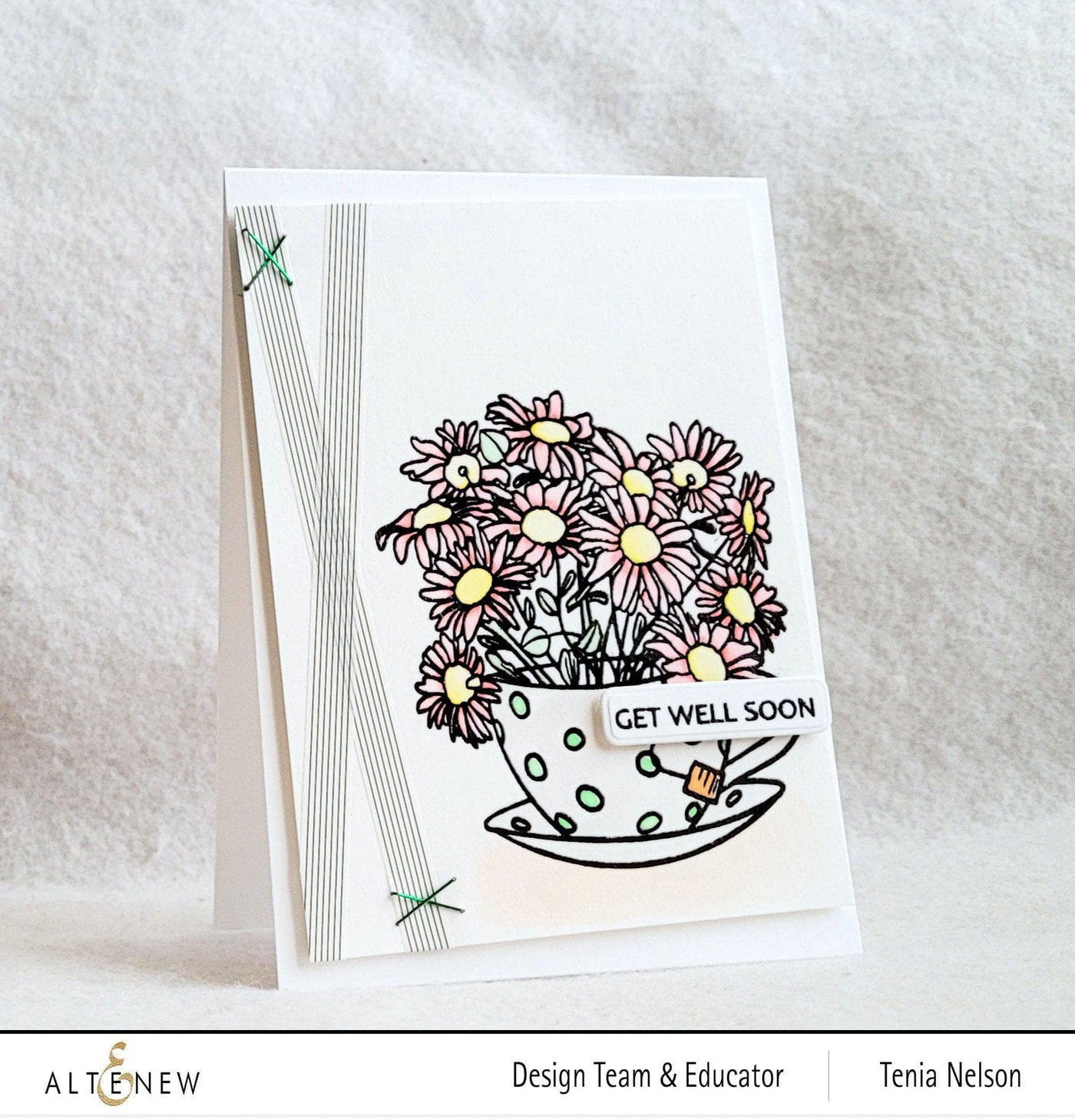 Clear Stamps Paint-A-Flower: Chamomile Outline Stamp Set