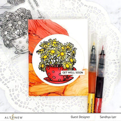 Clear Stamps Paint-A-Flower: Chamomile Outline Stamp Set