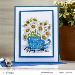 Clear Stamps Paint-A-Flower: Chamomile Outline Stamp Set