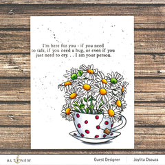 Clear Stamps Paint-A-Flower: Chamomile Outline Stamp Set
