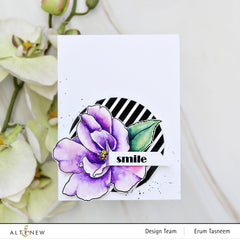 Clear Stamps Paint-A-Flower: China Rose Outline Stamp Set
