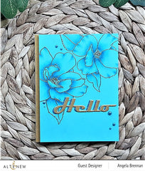Clear Stamps Paint-A-Flower: China Rose Outline Stamp Set
