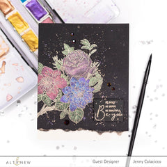 Clear Stamps Paint-A-Flower: Clematis Josephine Outline Stamp Set