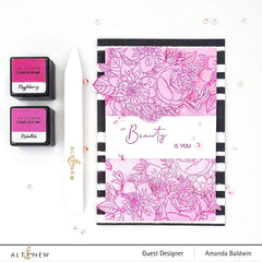 Clear Stamps Paint-A-Flower: Clematis Josephine Outline Stamp Set