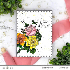Clear Stamps Paint-A-Flower: Clematis Josephine Outline Stamp Set