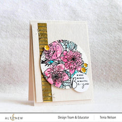 Clear Stamps Paint-A-Flower: Clematis Josephine Outline Stamp Set