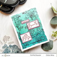 Clear Stamps Paint-A-Flower: Clematis Josephine Outline Stamp Set