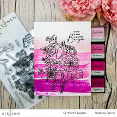 Clear Stamps Paint-A-Flower: Clematis Josephine Outline Stamp Set