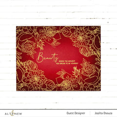 Clear Stamps Paint-A-Flower: Clematis Josephine Outline Stamp Set