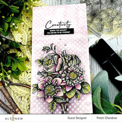 Clear Stamps Paint-A-Flower: Clematis Josephine Outline Stamp Set