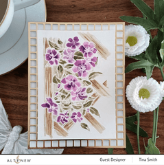Clear Stamps Paint-A-Flower: Clematis Outline Stamp Set