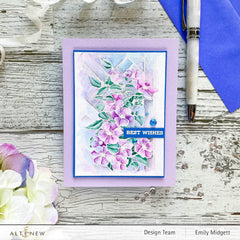 Clear Stamps Paint-A-Flower: Clematis Outline Stamp Set