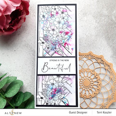 Clear Stamps Paint-A-Flower: Clematis Outline Stamp Set