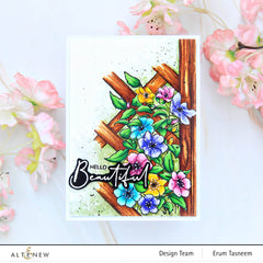 Clear Stamps Paint-A-Flower: Clematis Outline Stamp Set