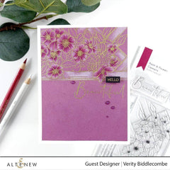 Clear Stamps Paint-A-Flower: Clematis Outline Stamp Set