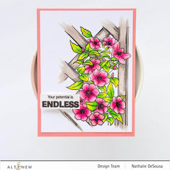 Clear Stamps Paint-A-Flower: Clematis Outline Stamp Set