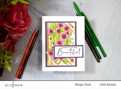 Clear Stamps Paint-A-Flower: Clematis Outline Stamp Set