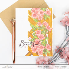 Clear Stamps Paint-A-Flower: Clematis Outline Stamp Set