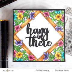 Clear Stamps Paint-A-Flower: Clematis Outline Stamp Set